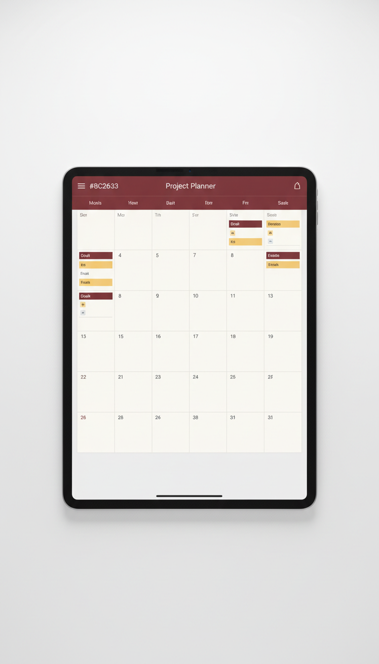 Editable Project Planner PDF