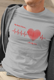 0 Copy of "Heart Races for Your Dog" Cotton T